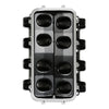 Holley Hi-Ram Lower Manifold - GM LS1/LS2/LS6-Black LS1/LS2/LS6 Cathedral Port Carbureted Base Only Plenum-Top-Mounting Fabrication Flange Available