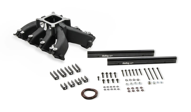 Holley Single Plane EFI Split-Design Race Intake Manifold- GM LS3/L92- Black