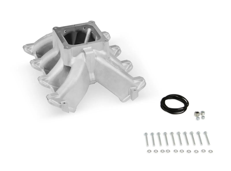 Holley Single Plane 4500 Carbureted Split-Design Race Intake Manifold - GM LS1/LS2/LS6 Fits GM LS1/LS2/LS6 - Carbur...