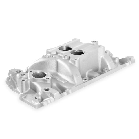 Holley Strip Dominator Intake - Chevy Small Block V8 Pro-Jection TBI Intake Manifold High Rise Dual Plane w/EGR 198...
