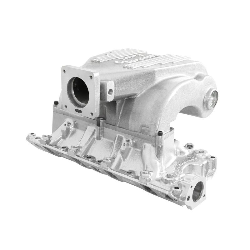 Holley SysteMAX Intake - Ford Small Block V8 EFI Intake Manifold 1986-1995 5.0L Upper and Lower E.O. Legal Shiny Fi...