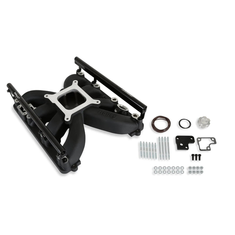 Holley Single plane intake manifold for Gen III Hemi, EFI Black
