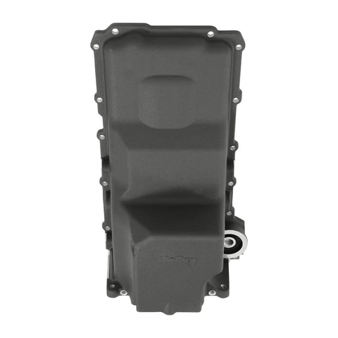 Holley GM LS Swap Oil Pan - 4WD / Truck / Off-Road - Black Fits 1973-1987 GM K10 LS Swapped Trucks and Other 4WD LS...