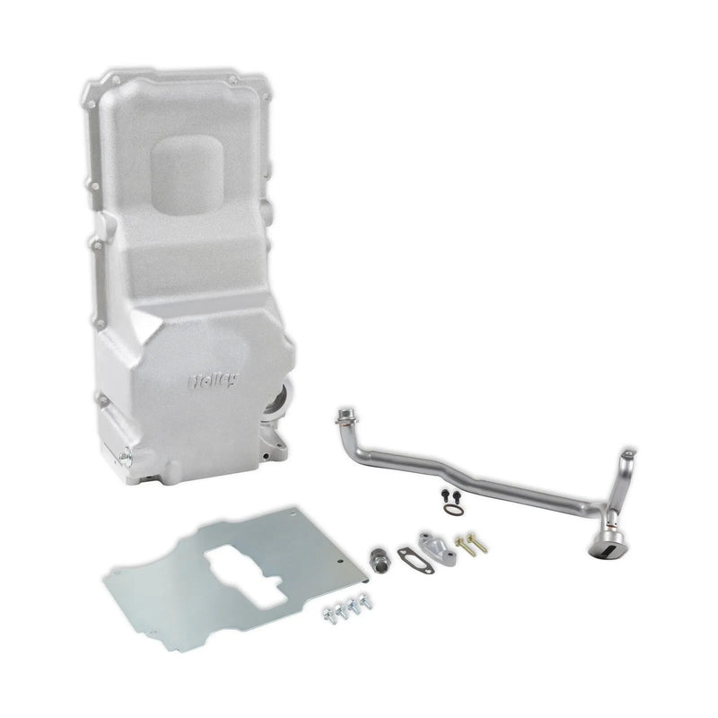 Holley GM LS Swap Oil Pan - Most Front Clearance - No Drain-Back Holes — fits Chevrolet Camaro Gen 4