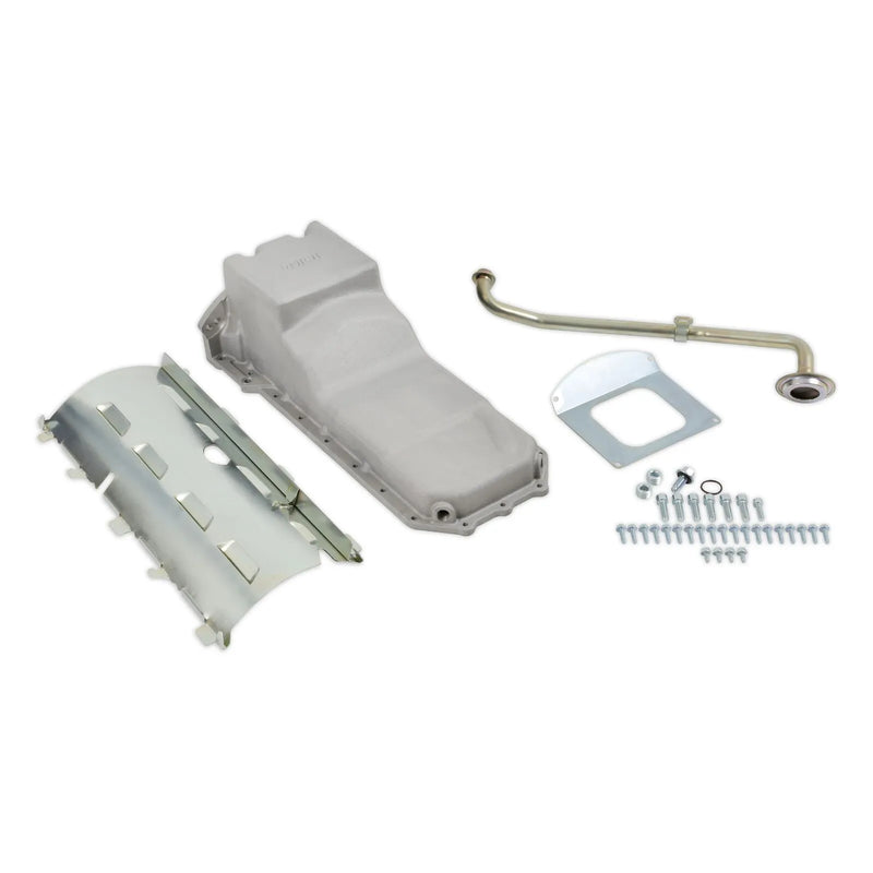 Holley Gen III Hemi Swap Oil Pan - Rear-Sump - Natural - VVT