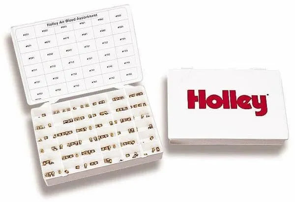 Holley Air Bleed Assortment Kit Assortment Kit For Model 4150 HP & 4500 Dominator® Carburetors