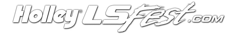 Holley LS Fest Windshield Decal White LS Fest Windshield Decal 24" x 3.5"