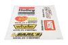 Holley Assorted Brands Sold Here Decal Sheet 13" x 18" Brand Sold Here decal sheet