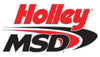 Holley MSD Decal The /MSD Logo Decal; Red, Black & White. 3.5" x 7"
