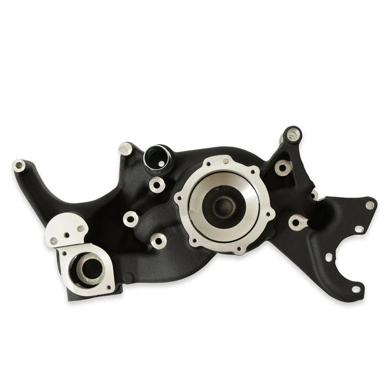Holley 97-167 LS Cooling Manifold Black Mid-Mount