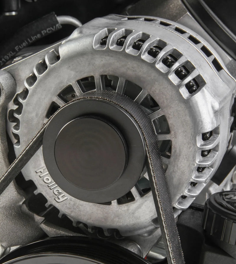 Holley Alternator Pulley Cover Black Pulley Cover