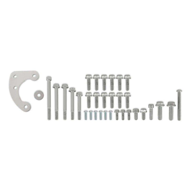 Holley Replacement Hardware - Godzilla Timing Cover - OE Oil Pan Fits Ford 7.3L Godzilla Engine with High-Mount Acc...
