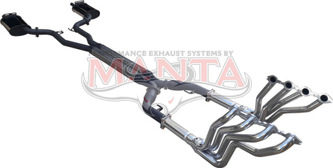 Manta Performance Dual 3in Full System with 1 3/4in Coated Headers (GTS-R VF 17) — fits HSV Gts