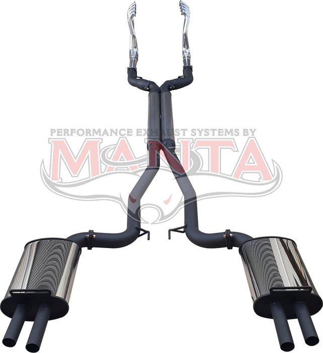 Manta HOLK128U3GTSMALOO-134C Dual 3in Full System with 1 3/4in Coated Headers (VF LSA V8 13-17)