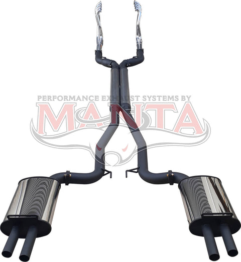 Manta Performance Dual 3in Full System with 1 7/8in Coated Headers (VF LSA V8 13-17) — fits HSV Clubsport