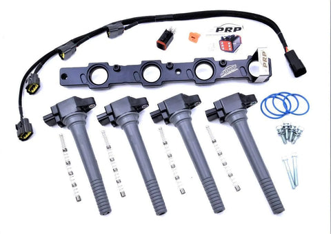 Platinum Racing Products Honda B-Series Coil Kit Black / Bracket