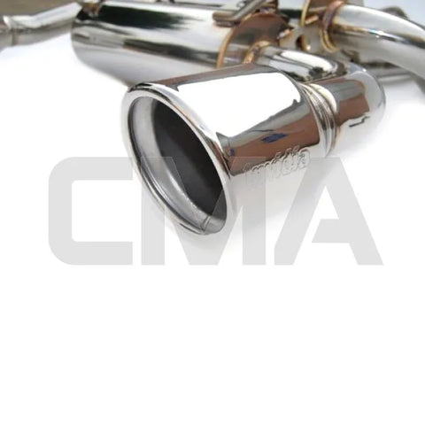 Invidia Gemini Cat Back Exhaust w/SS Rolled Tips (350Z Z33 02-09) — fits Honda Civic Type