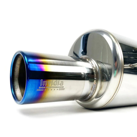 Invidia G200 Cat Back Exhaust w/Ti Rolled Tip (Forester XT SG 03-08) — fits Subaru Forester (image 2)