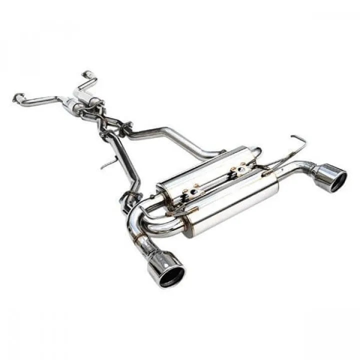 Invidia Gemini Cat Back Exhaust with SS Rolled Tips (Skyline6/G37 Coupe 07-18) — fits Nissan Skyline