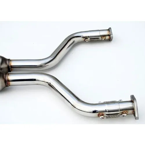 Invidia Gemini Cat-Back w/Str-Cut Ti Tips (Skyline/Infiniti 07-13 Coupe) — fits Nissan Skyline