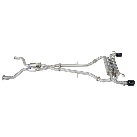 Invidia Gemini Cat Back Exhaust w/Black Signature Series Tips (370Z Z34 09-20)
