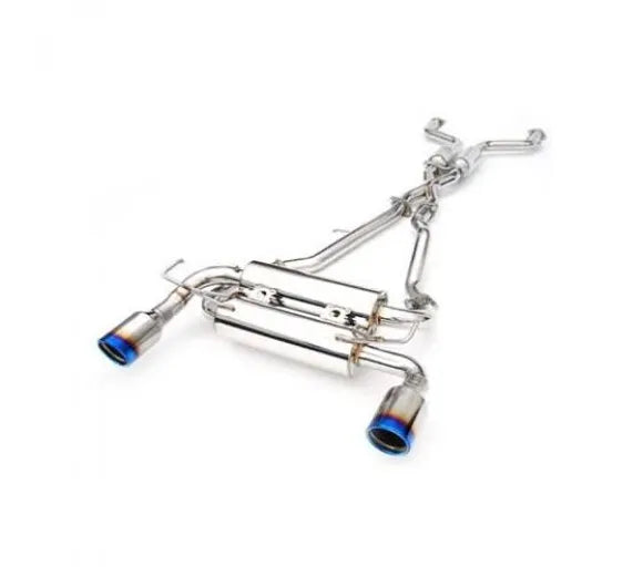 Invidia Gemini Cat Back Exhaust - Single Layer Ti Tips (370Z 09+)