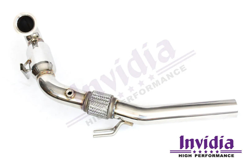 Invidia Down Pipe with High Flow Cat (Golf GTI 13-17) — fits Volkswagen Golf Gti