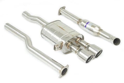 Invidia Q300 Cat Back Exhaust w/SS Tips (Mini Cooper S F56 14-20) — fits Mini Convertible F57