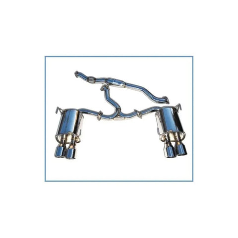 Invidia Q300 Cat Back Exhaust w/SS Rolled Tips (WRX/STI 11-20) — fits Subaru STI