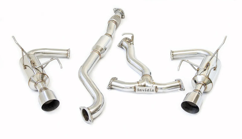 Invidia R400 Cat-Back Exhaust - Polished Tips (Levorg 2014-21) — fits Subaru Levorg