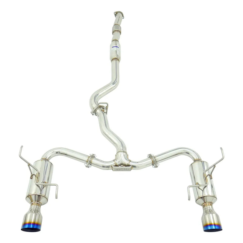Invidia R400 Cat Back Exhaust w/Ti Tips (Levorg 14-21) — fits Subaru Levorg