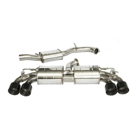 Invidia R400 Valved Cat-Back Exhaust w/Ti Tips (Golf R 17-19) — fits Volkswagen Golf R