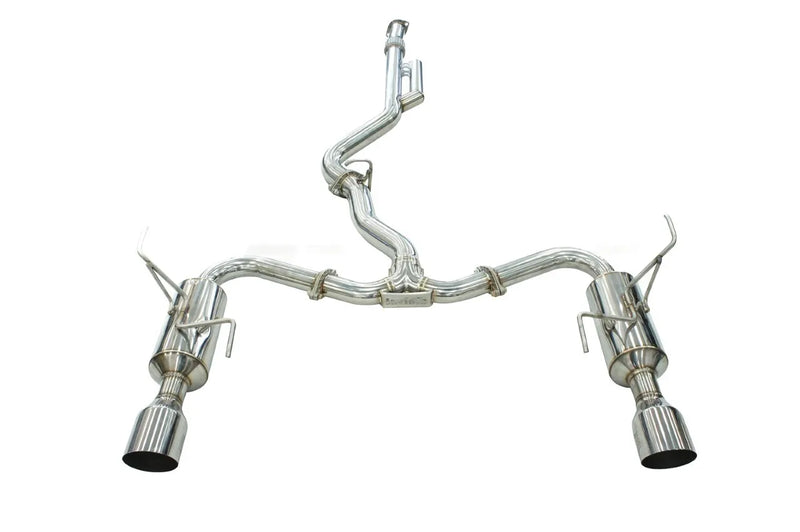 Invidia R400 Cat Back Exhaust w/ SS Straight Cut Tips (WRX Wagon VB 22+)