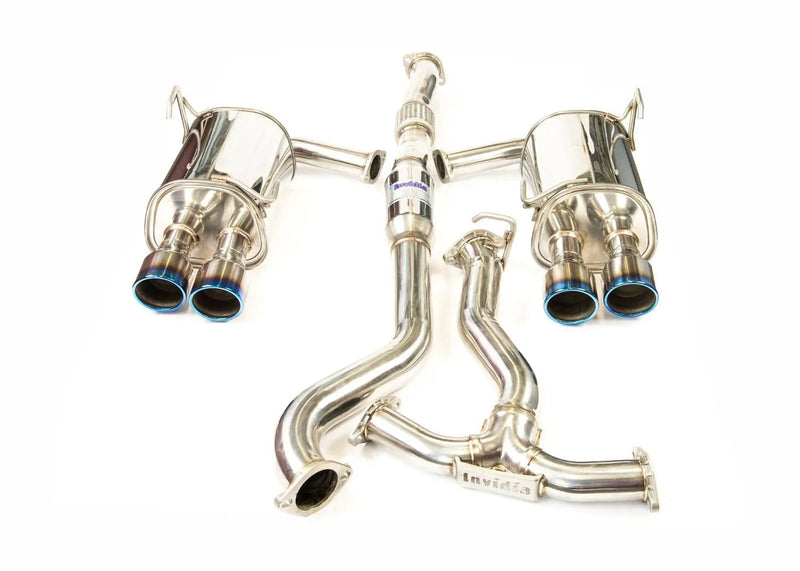 Invidia Q300 Cat Back Exhaust w/Ti Rolled Tips (WRX Sedan VB 22+) — fits Subaru WRX
