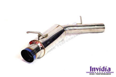 Invidia N1 Cat Back Exhaust w/Ti Tip (Evo 4-6 CP9A) — fits Mitsubishi Evo 6