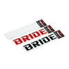 Bride Racing Bride Logo Sticker - Black
