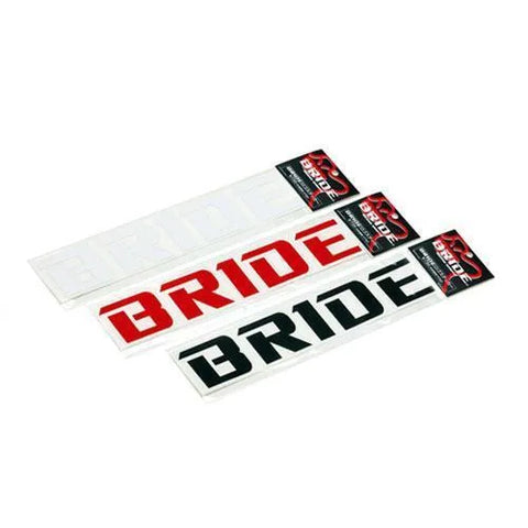 Bride Racing Bride Logo Sticker - Red