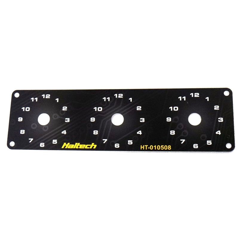 Haltech Triple Switch Panel Only - includes Yellow & Red