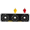 Haltech Triple Switch Panel Kit - includes Yellow & Red