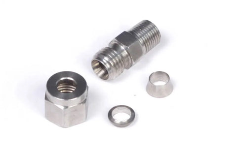 Haltech 1/4 Stainless Compression Fitting Kit