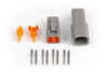 Haltech Plug and Pins Only - Matching Set of Deutsch DTM-4 Connectors - 7.5 Amp