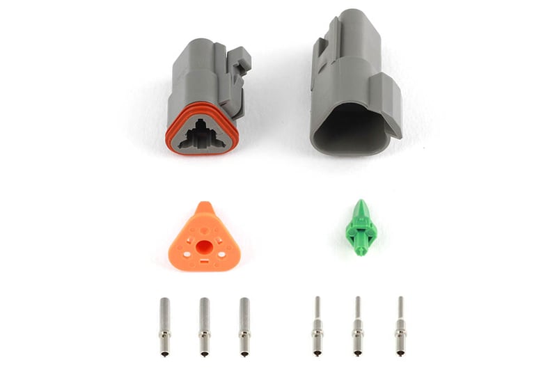 Haltech Plug and Pins Only - Matching Set of Deutsch DT-3