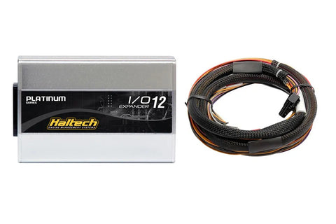 Haltech IO 12 Expander - 12 Channel with Flying Lead Harness Kit - CAN ID - Box A