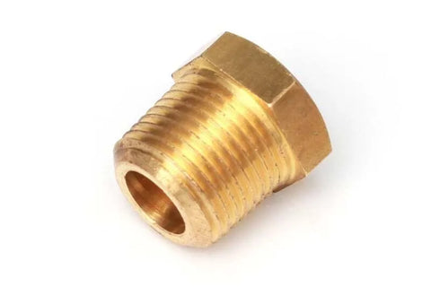 Haltech Adaptor - Brass 1/8 NPTF to 3/8 NPTF (image 2)