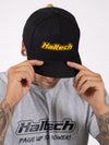 Haltech Snapback Cap Black Yello Logo