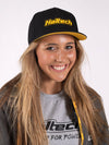 Haltech Snapback Cap Black Yello Logo
