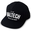 Haltech Snap Back Cap Black with White Text