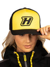 Haltech Snap Back Cap Yellow with H Logo