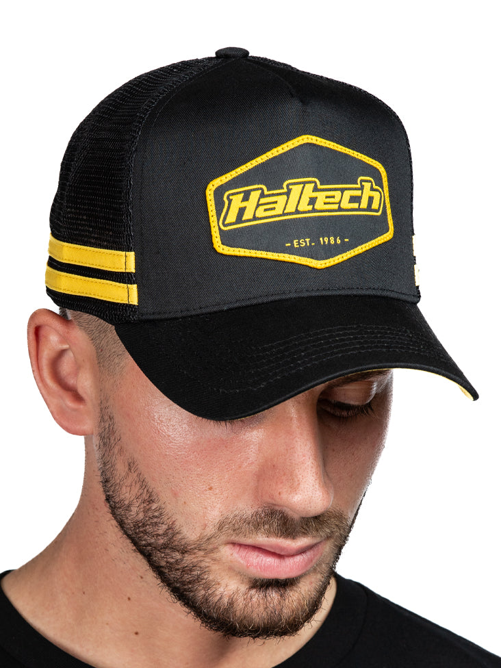 Haltech Snap Back Striped Trucker Cap