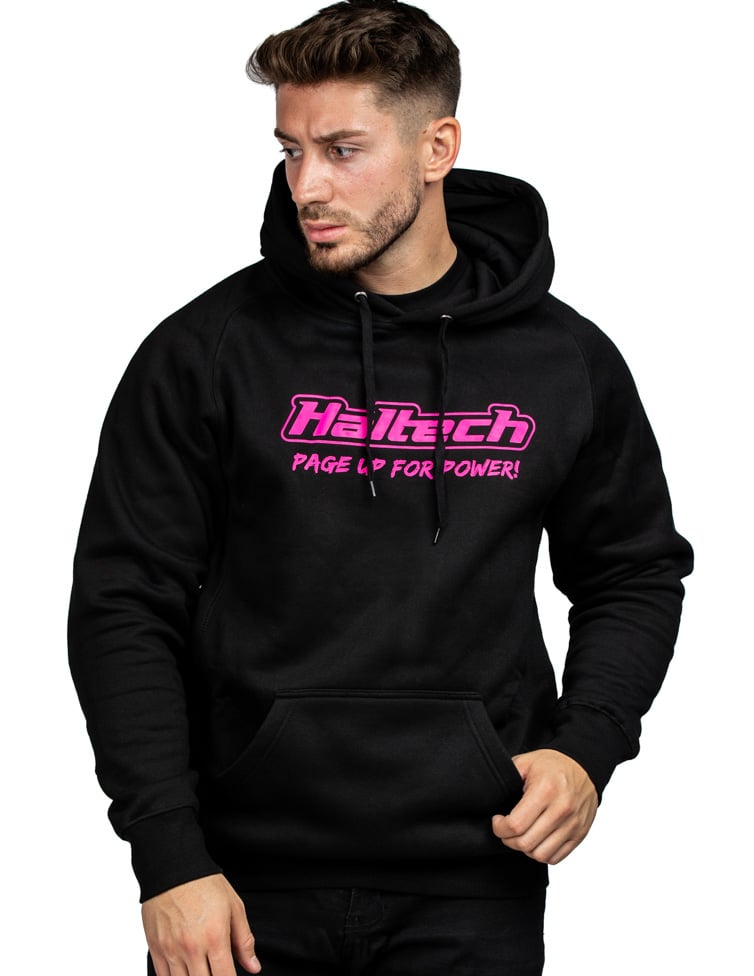 Haltech Classic Hoodie Black Pink - 4X Extra Large